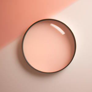 Suggested Prompt: Soft peach and pink gradient background with a magnifying glass in the center.